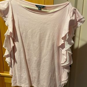 Ralph Lauren Xl EUC pink top